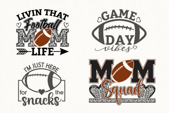 A Designer's Take on the Football Mom Squad Embroidery File