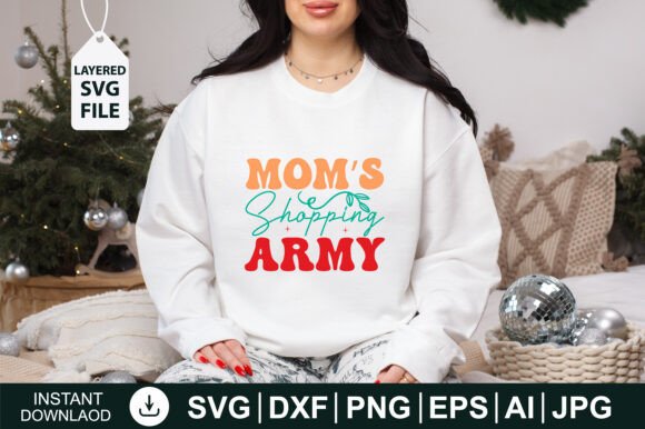 A Designer's Take on the Mom's Shopping Army Retro Design