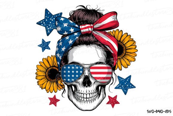 American MOM, 4th of July Sublimation