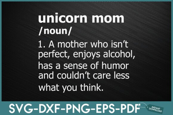 Unicorn Mom Defination Mothers Day: Embroidery Design Review